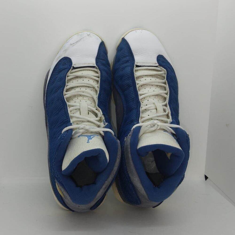 NIKE AIR JORDANS 8 Retro Mens White/Blue/Gray Sneakers - Size: 10 - Picture 3 of 6